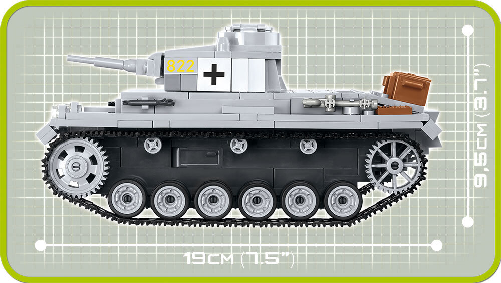E Tank COBI Historical Collection Panzer III Ausf 