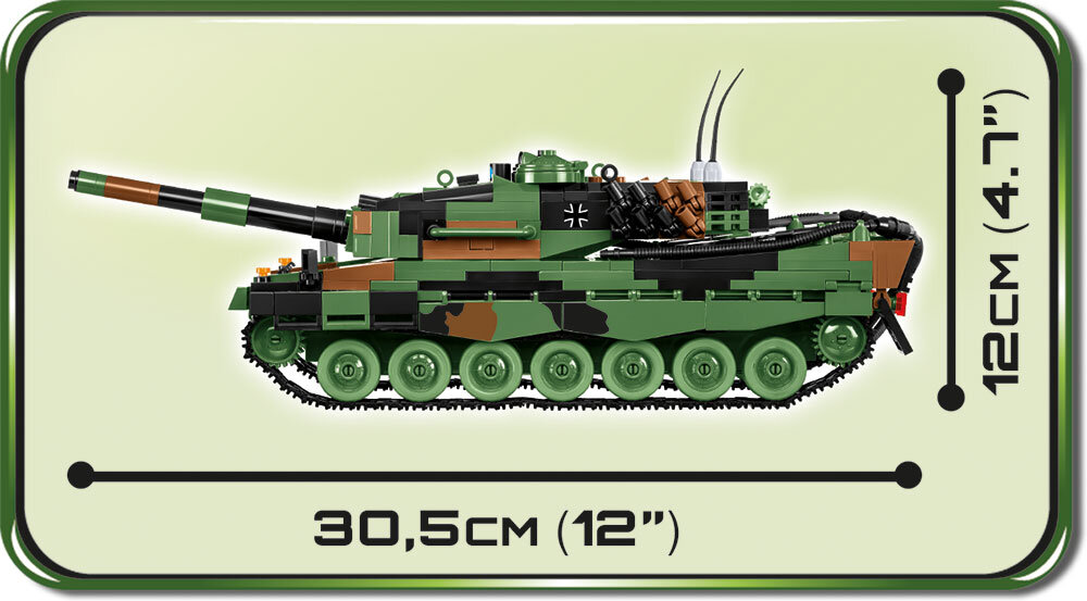 NUOVO in Magazzino RIVENDITORE UFFICIALE 864 pezzi COBI Leopard 2 A4 