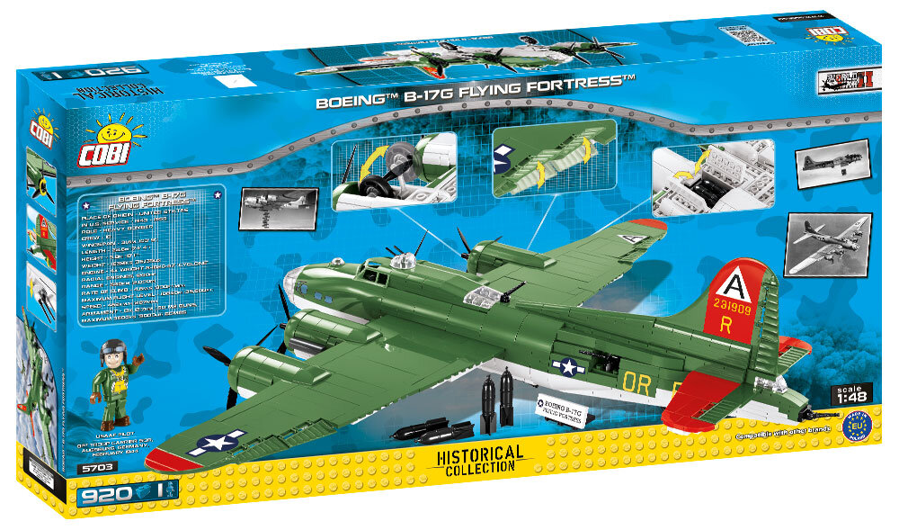 Cobi Boeing B 17g Flying Fortress Set 5703 Buildcobi Com Cobi Building Sets