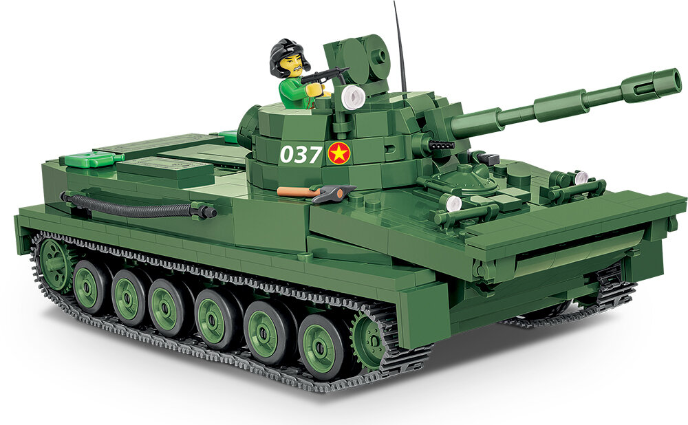 COBI 2235 Amphibious Tank PT-76 Light Soviet Modell-Panzer Bausteinset 737 Teile 