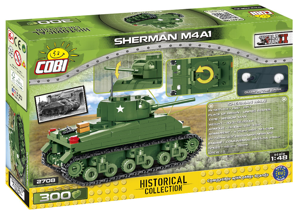 Armor USA Army Sherman M4 Tank Building Block Set