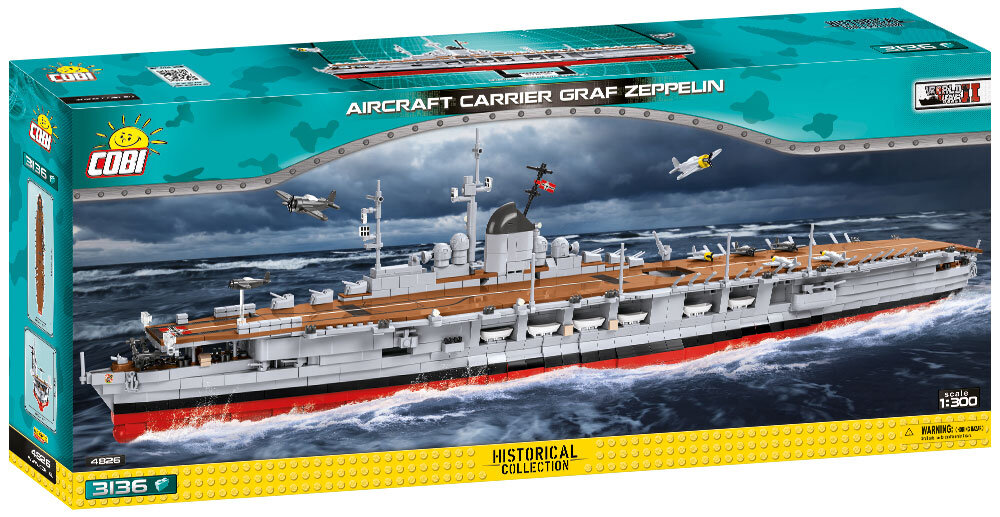 Cobi 4826 conjuntos de construcción-aviones Carier Graf Zeppelin 