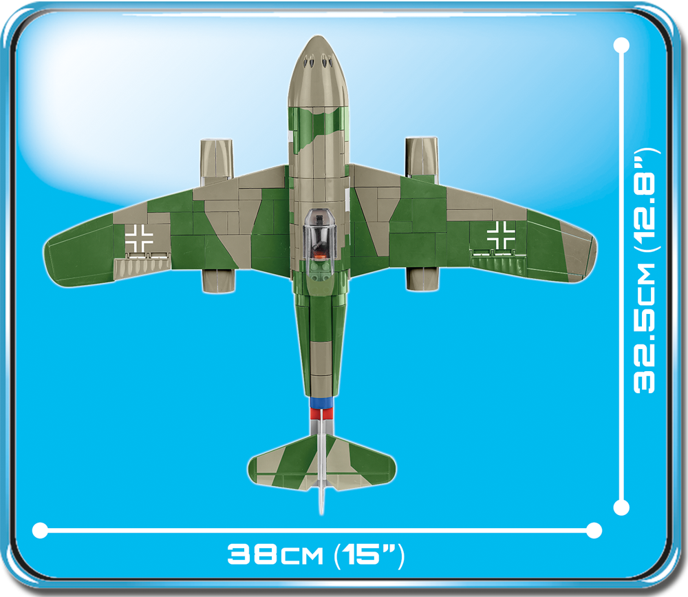 5721 COBI  Messerschmitt Me262 A-1a 390 WWII German fighter 