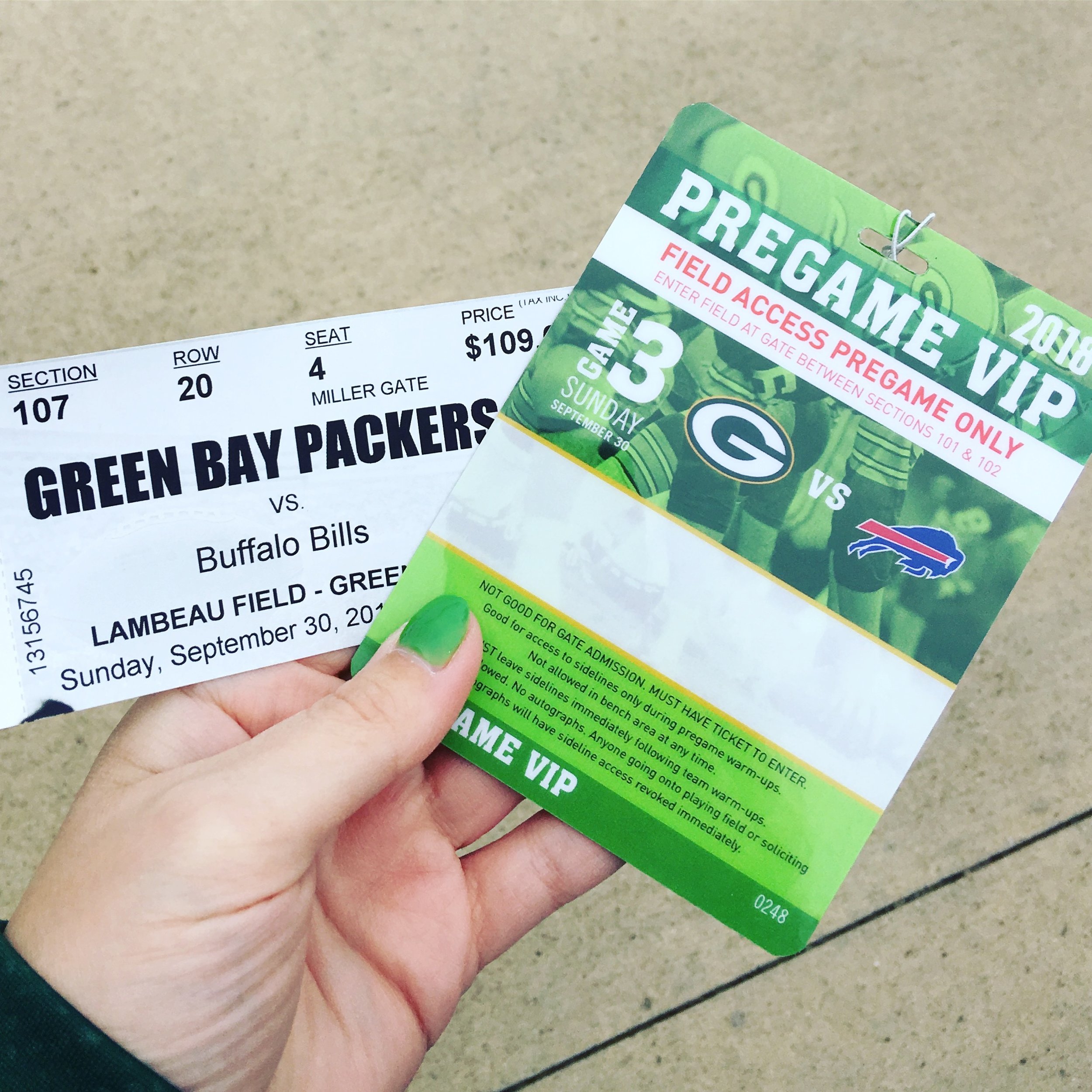 My Lambeau Field engagement — Live the Movies