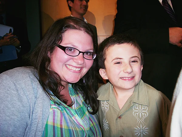 Christina-LeBlanc-with-Atticus-Schaffer-of-the-Middle-at-Paley-Center.jpg