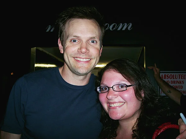 Christina-LeBlanc-with-Joel-McHale-of-the-Soup-photo-by-Live-the-Movies.jpg