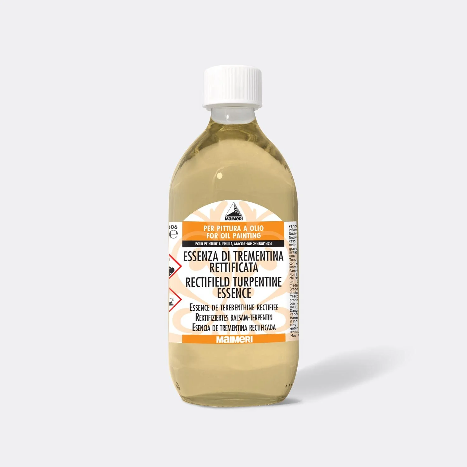 The good stuff: Essenza de Trementina by Maimeri. I don’t remember the Belli Arte where I bought it. But Zecchi is probably a good guess.