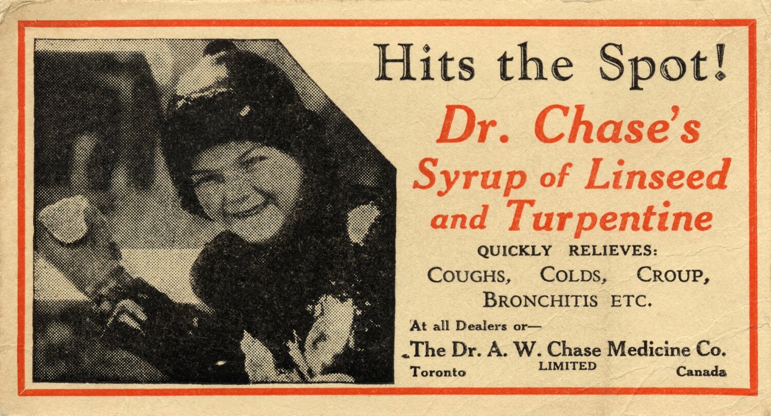 Yum, paint syrup! Dr. Chase’s quackery made him historically important in ways he didn’t imagine. Image courtesy Smithsonian Institution, Washington D.C.