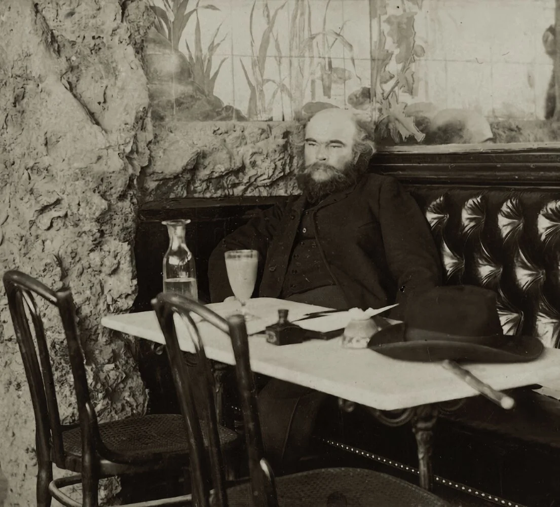 Verlaine was professionally sad and liked absinthe.