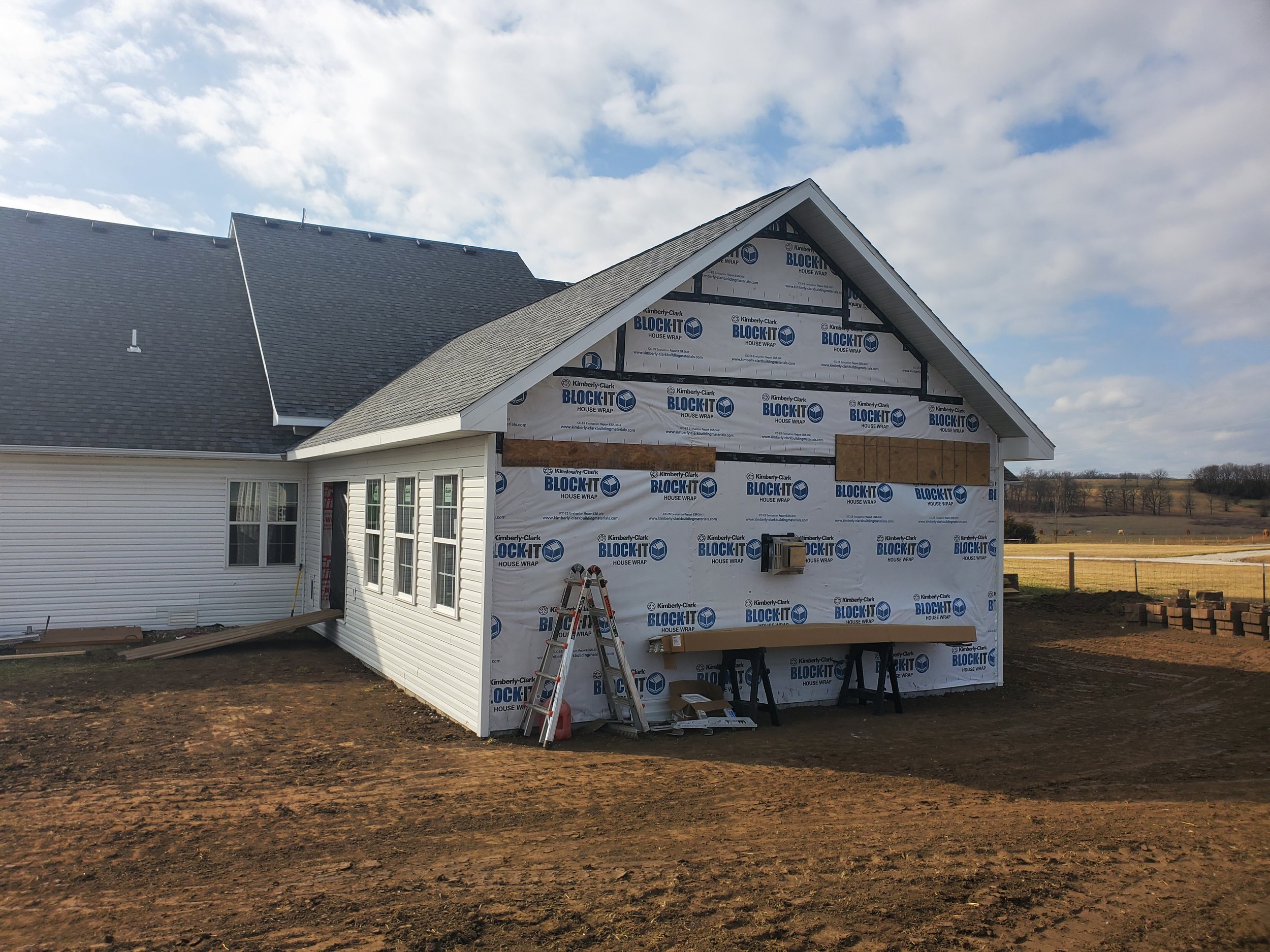 House addition insulation