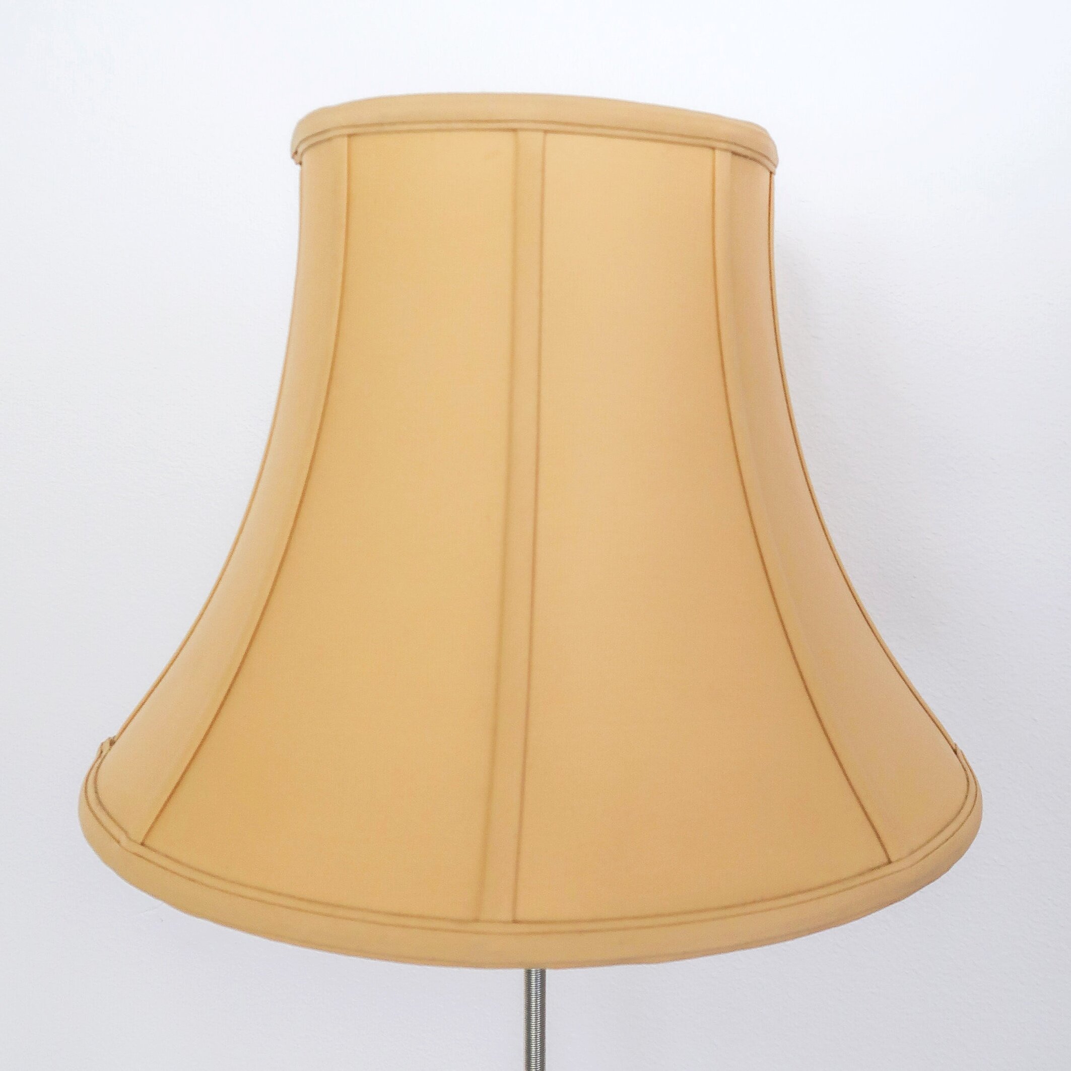 Endon Boutique lampshade 16 inch Slate grey silk brushed gold 250mm H x 400mm D 
