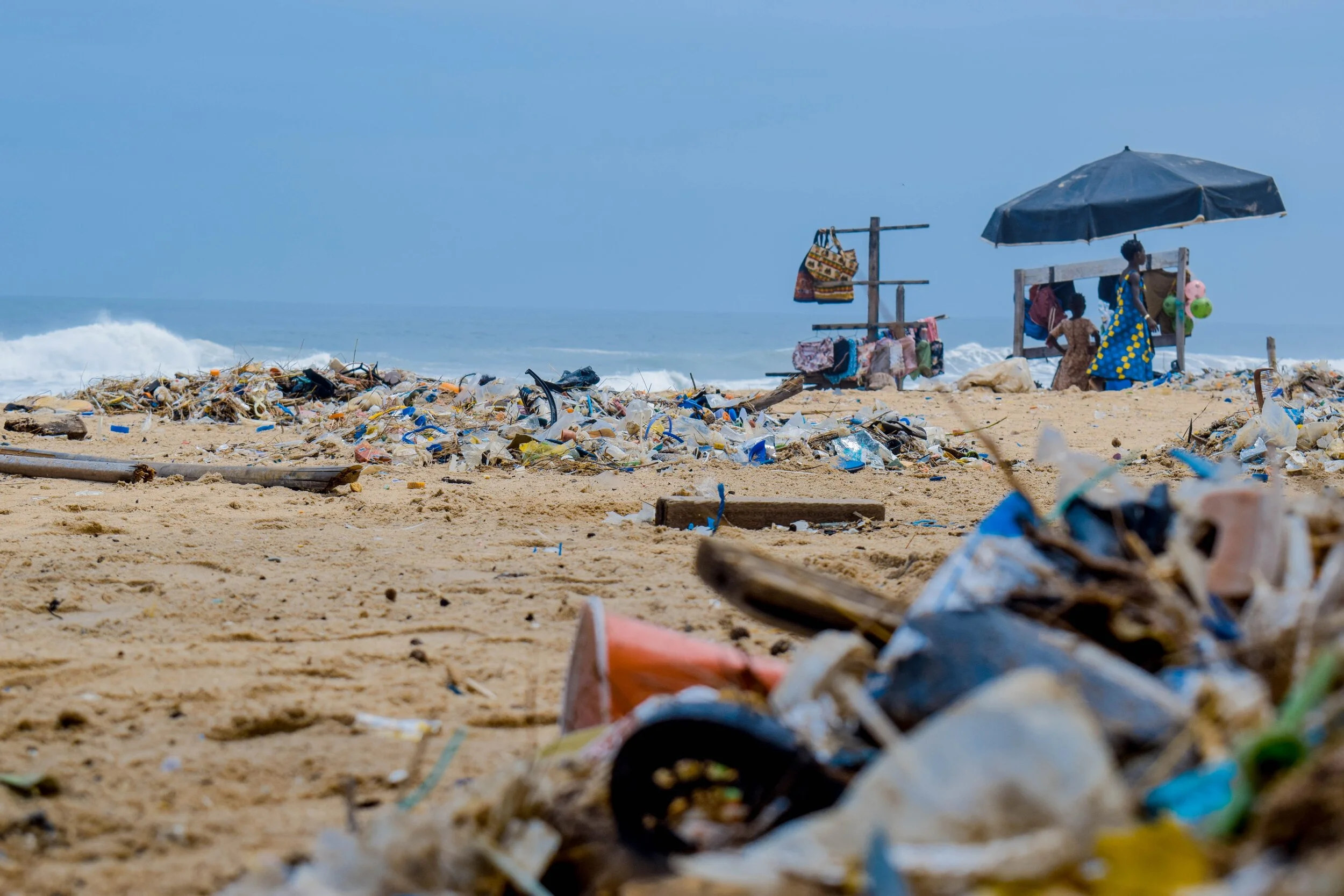 Microplastics in the death zone