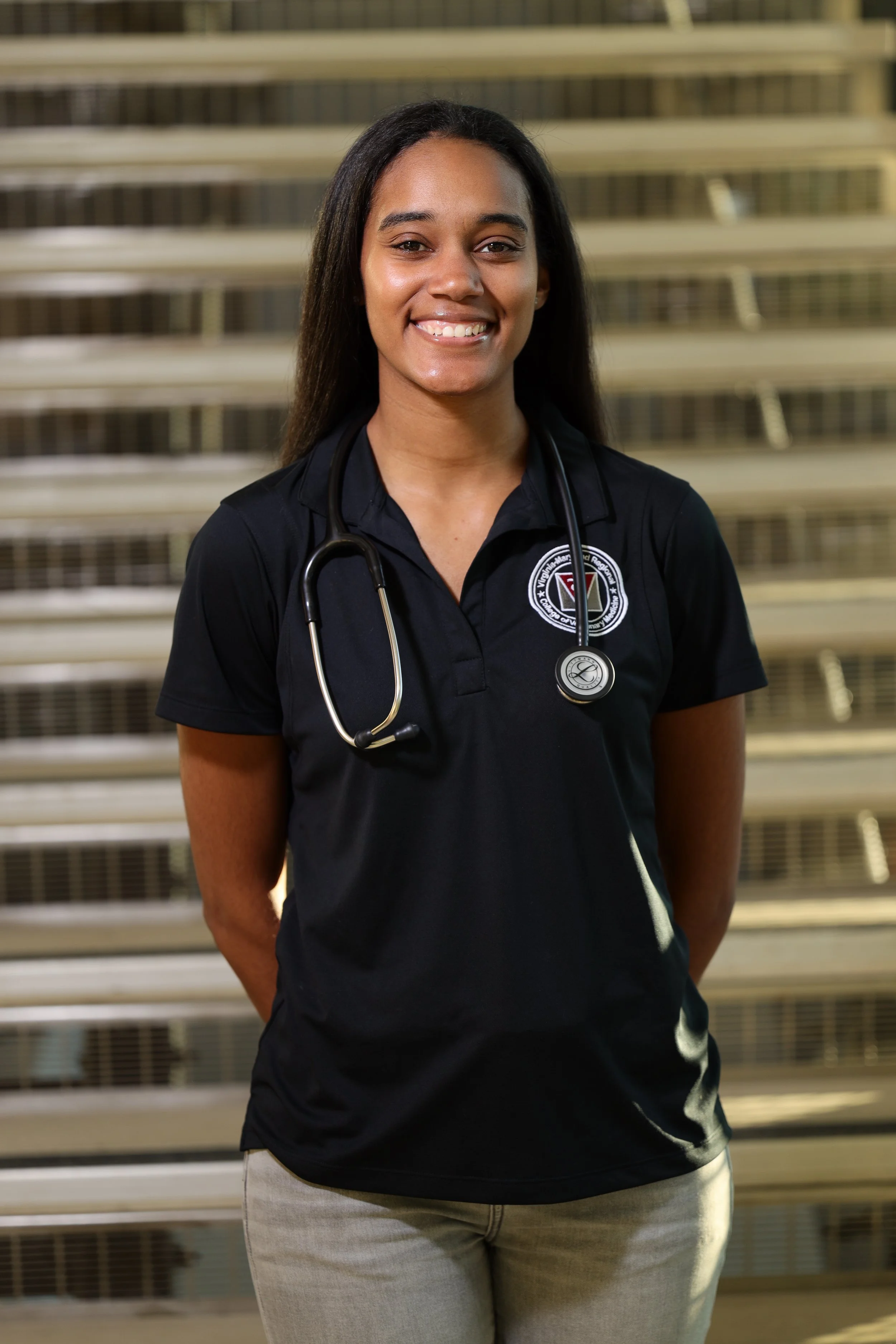 This Vet Student Traded the Basketball Court for the Clinic Floor 