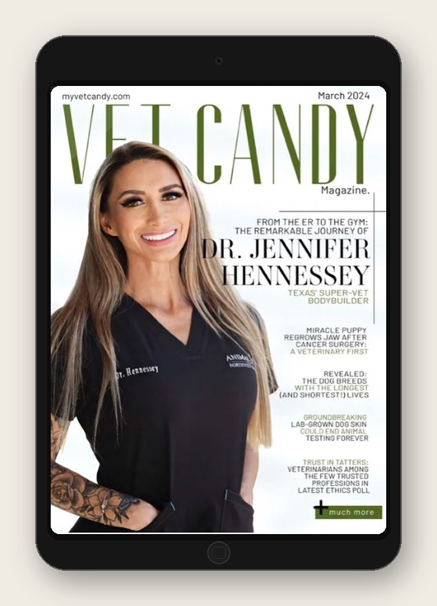 Vet Candy Magazine March 2024 Dr. Jennifer Hennessey.png