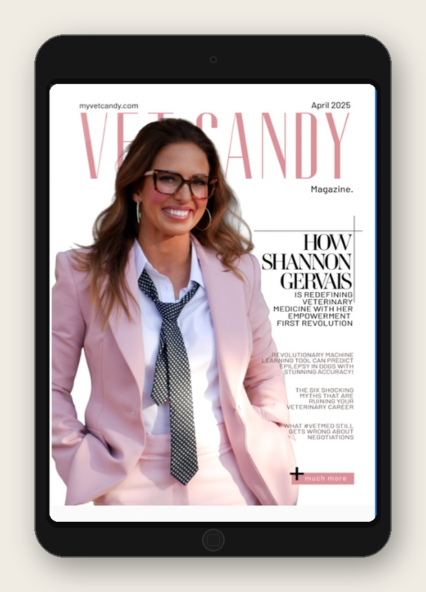 Shannon Gervais Vet Candy Magazine April 2025 Nova Vet Alberta.png
