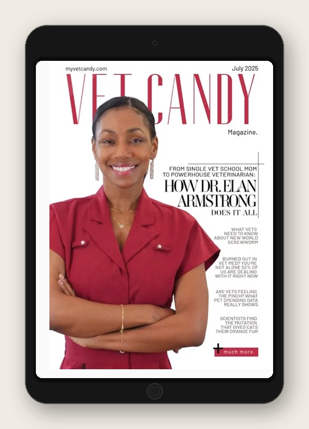 Vet Candy Magazine July 2025 Dr. Elan Armstrong.png