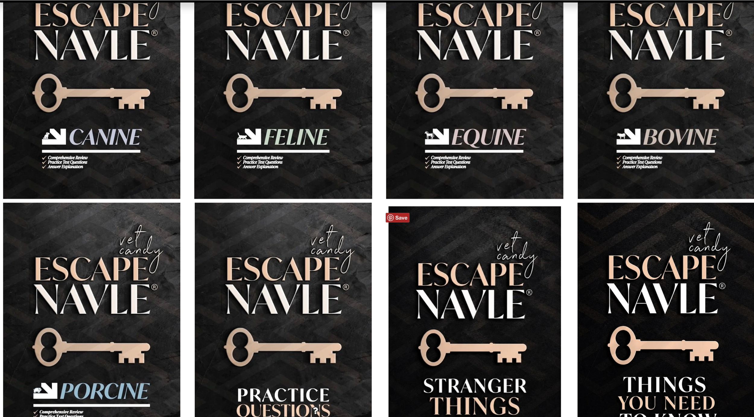 Eight Study Guides, One Goal: Everything You Need to Pass the NAVLE