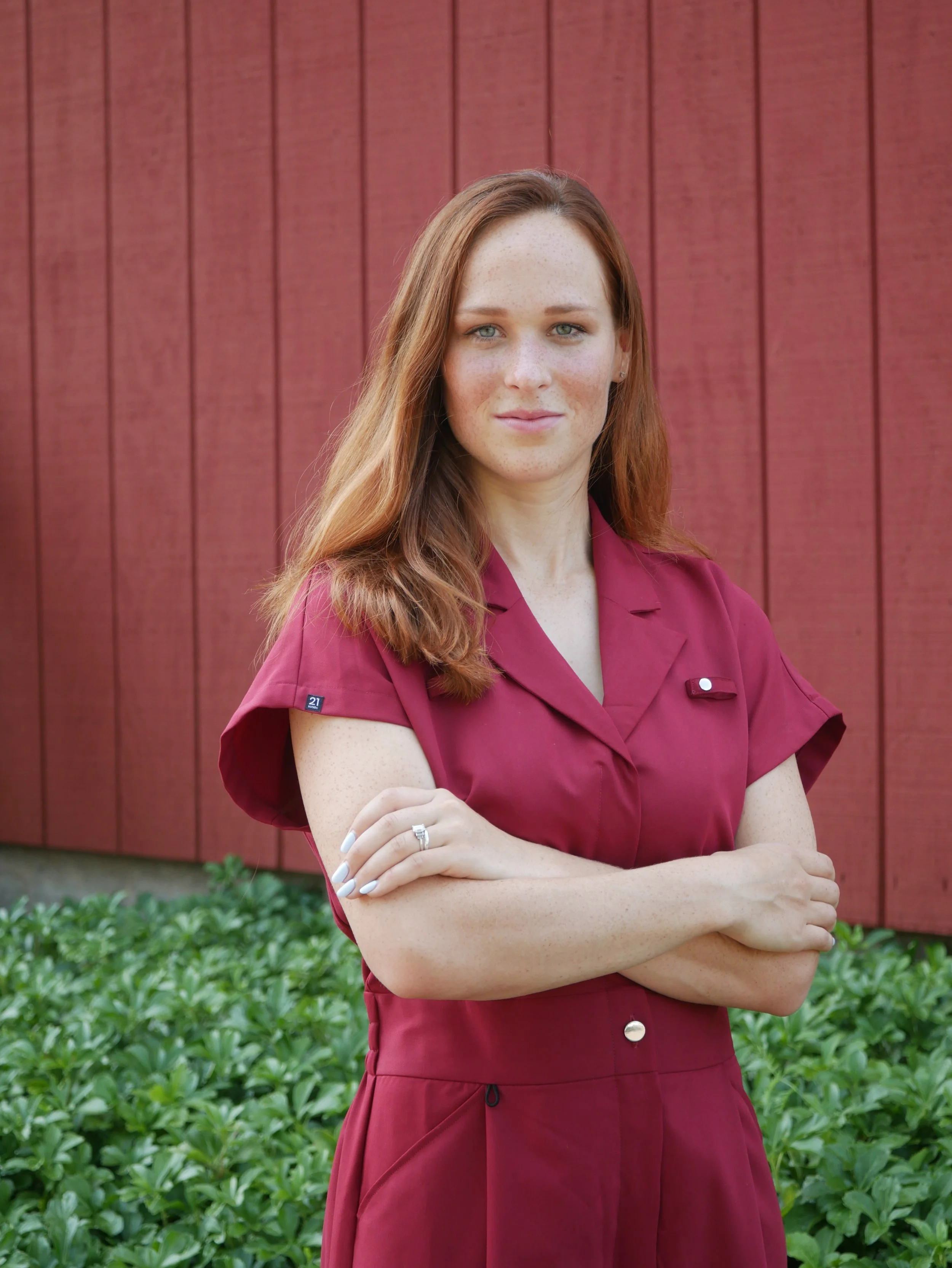 Emese Avdeyenkova Traded Combat Boots for a Stethoscope - and a Diaper Bag!