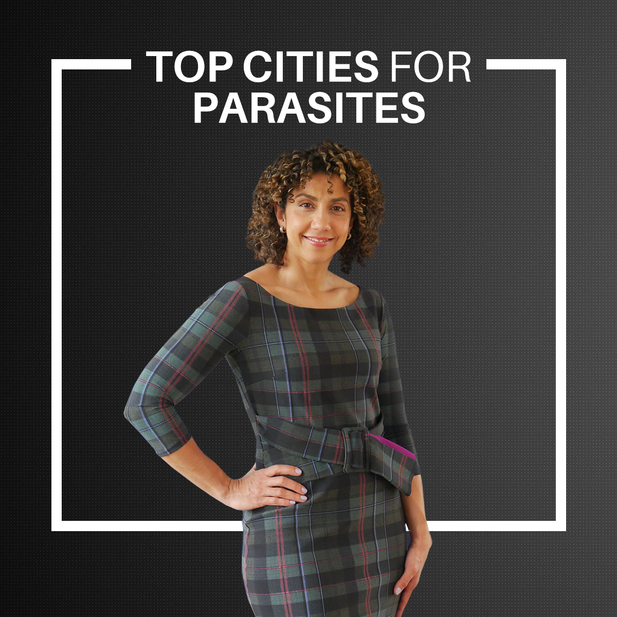 What are the top cities for parasites?