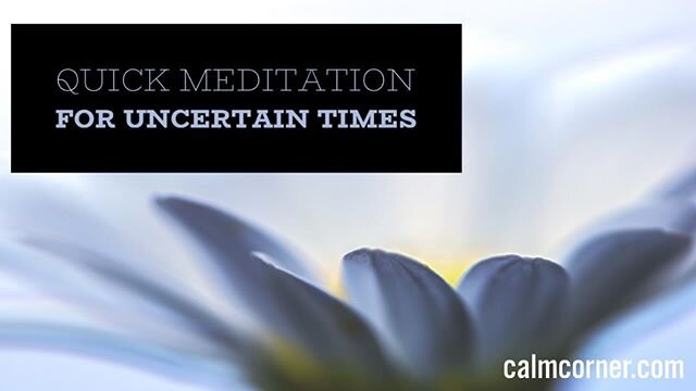 Corona-induced stress and anxiety? Yup, I&rsquo;m feeling it too. I felt called to record a meditation to help us go through these uncertain times together. You are not alone. Meditation link in profile.🙏 #calmcorner #guidedmeditation #anxietysuppor