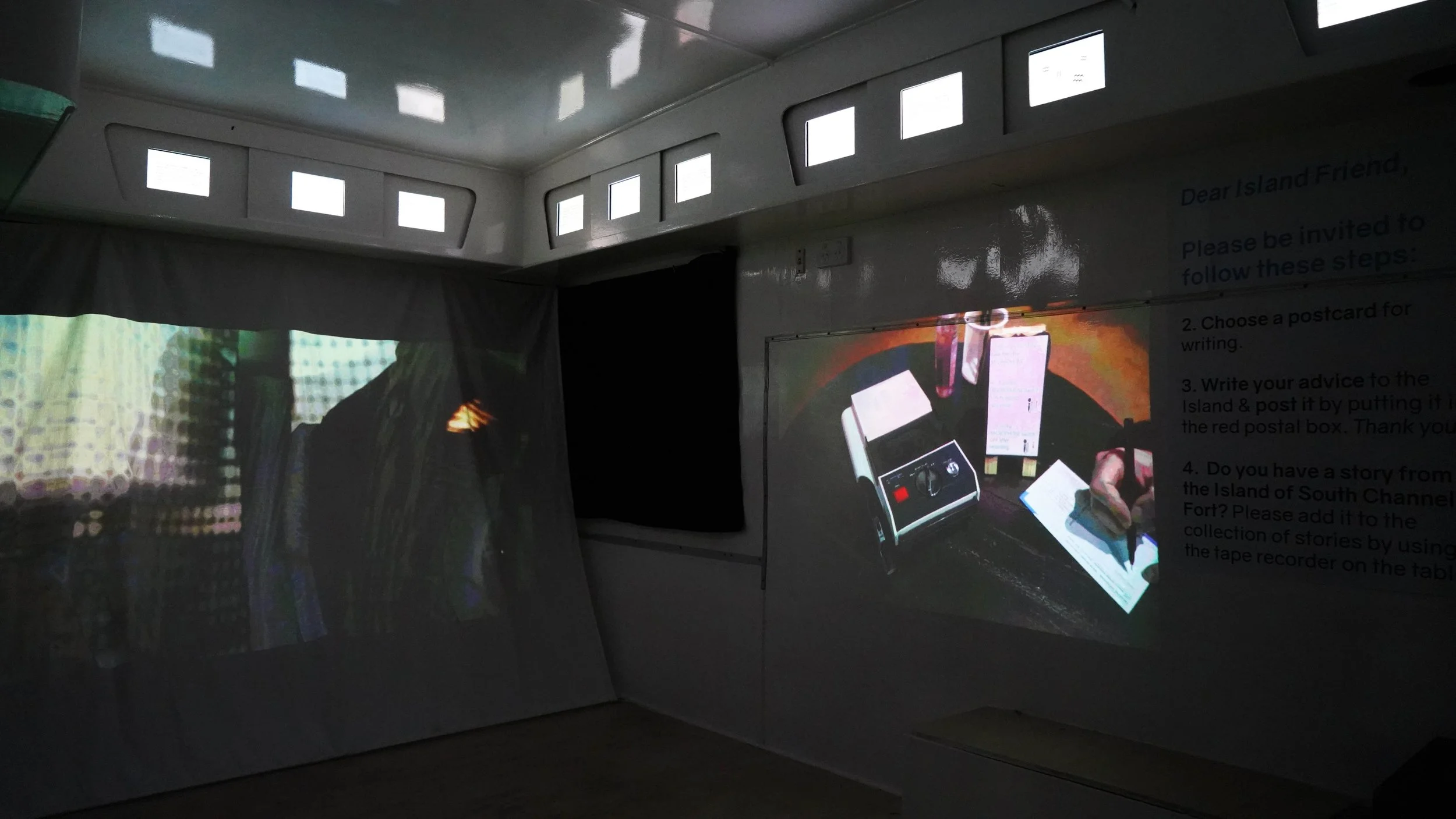 Unseen - Island films aboard Kachanka (2021). Photo: Marita Batna