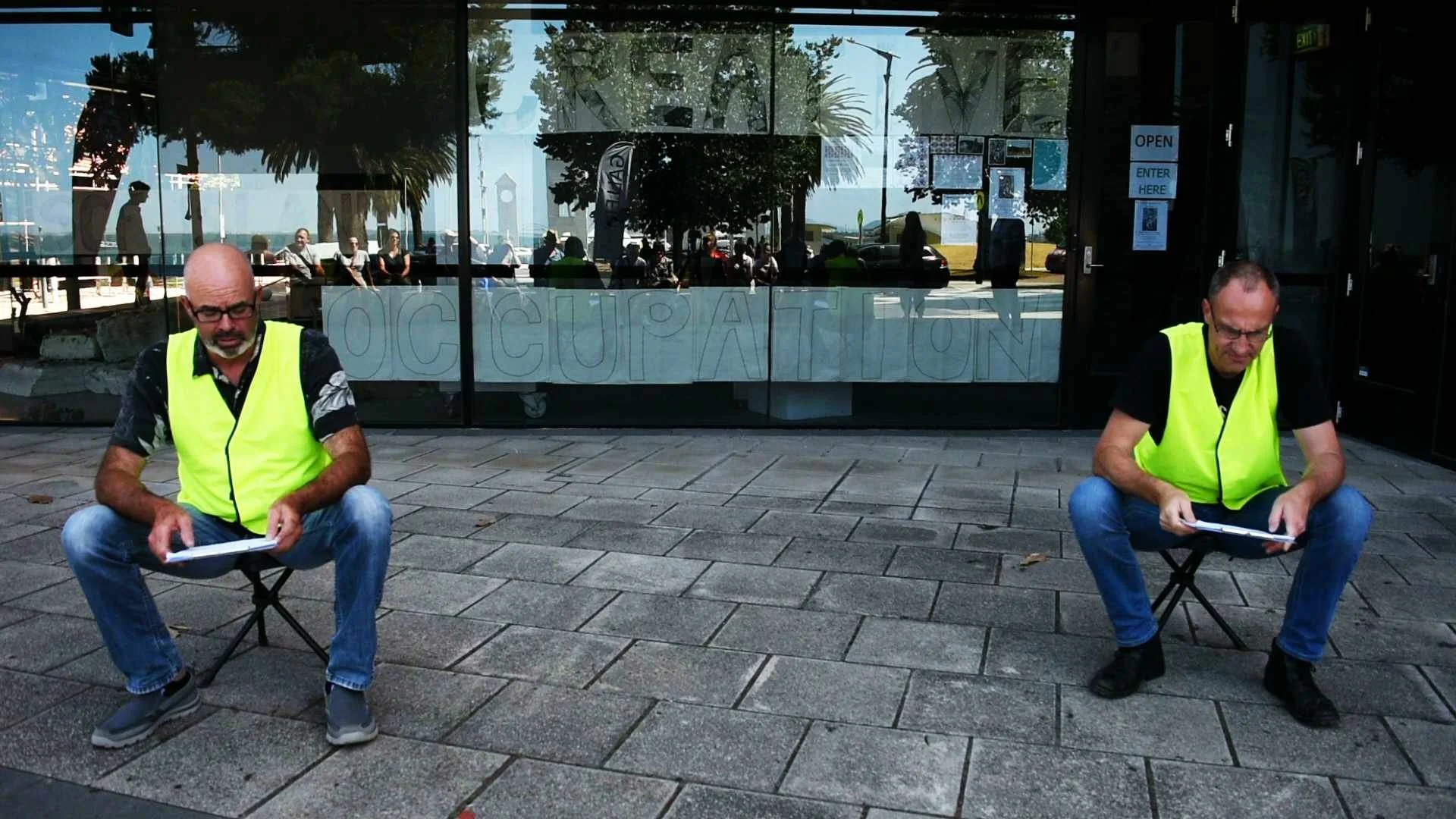 Scott Welsh. Island Play reading, The Project Space, 2019. Photo: Marita Batna