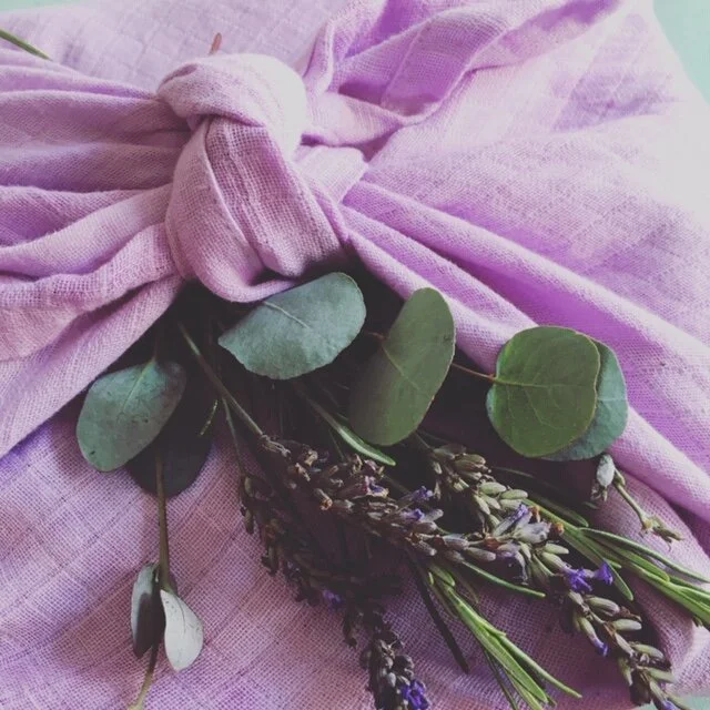 Fabric offers a fantastic way wrap an awkward shaped gift