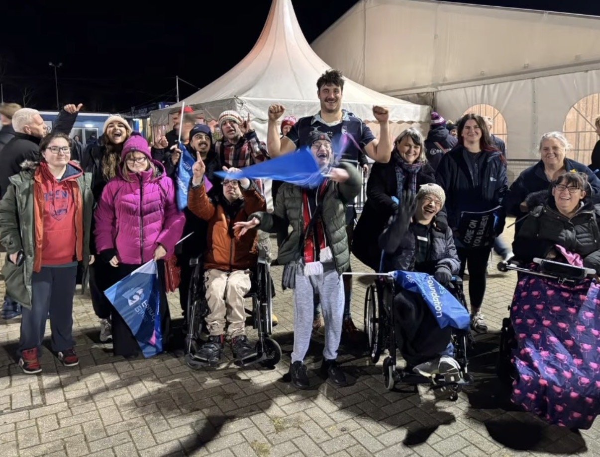 Living It Up visit Bedford Blues