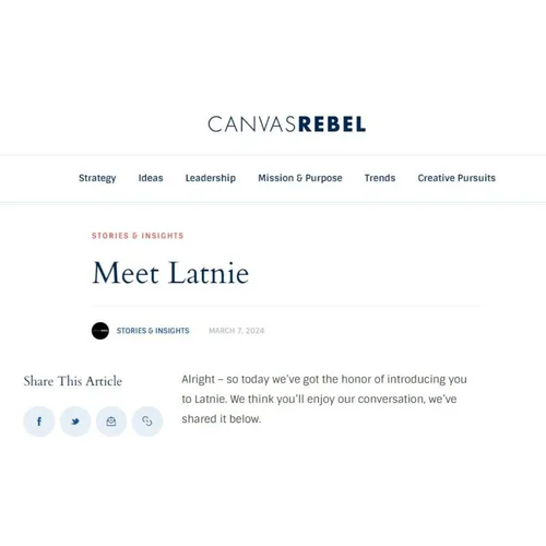 Meet Latnie by Canvas Rebel