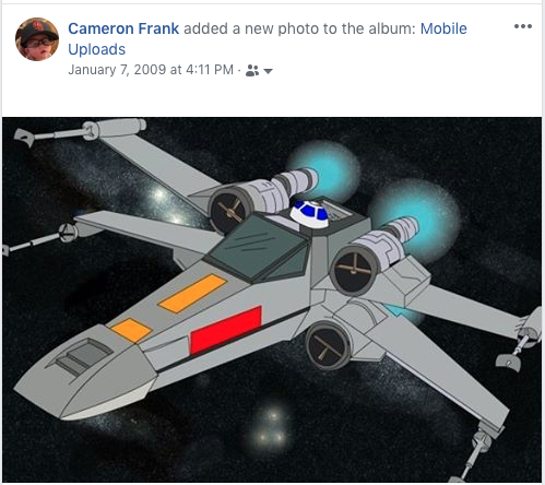 Yes, I’m a huge Star Wars fan.