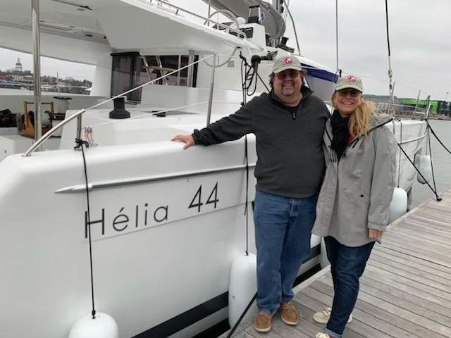 Met our boat for first time