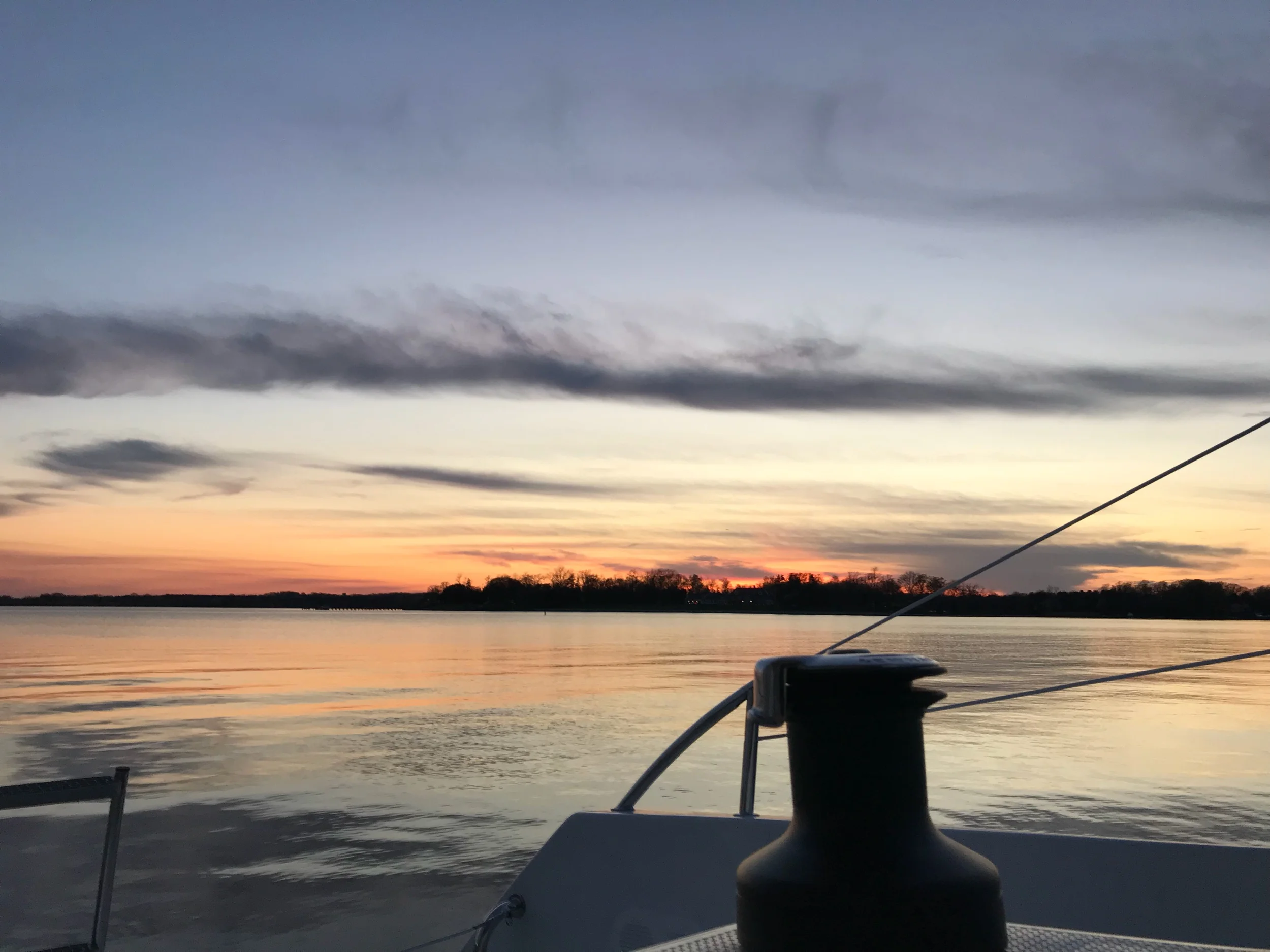 First sunset from agape’