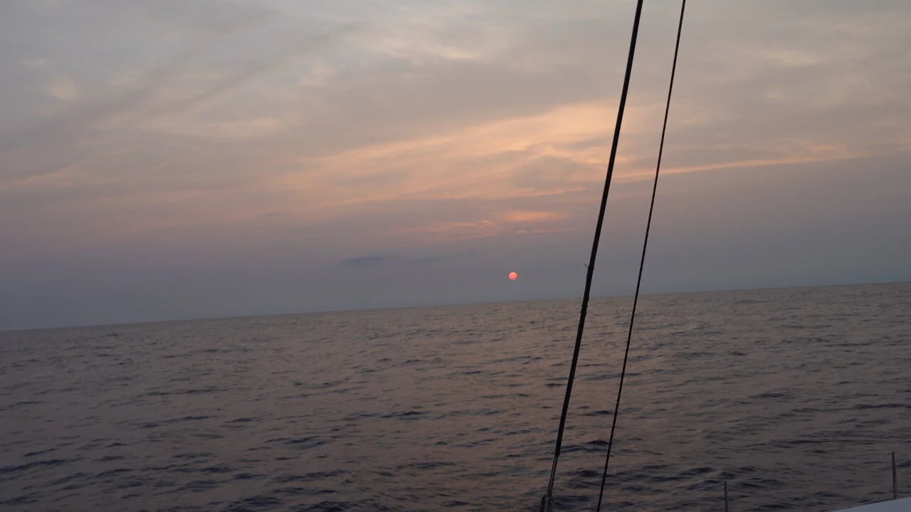 Sailing Up the chesapeake bay