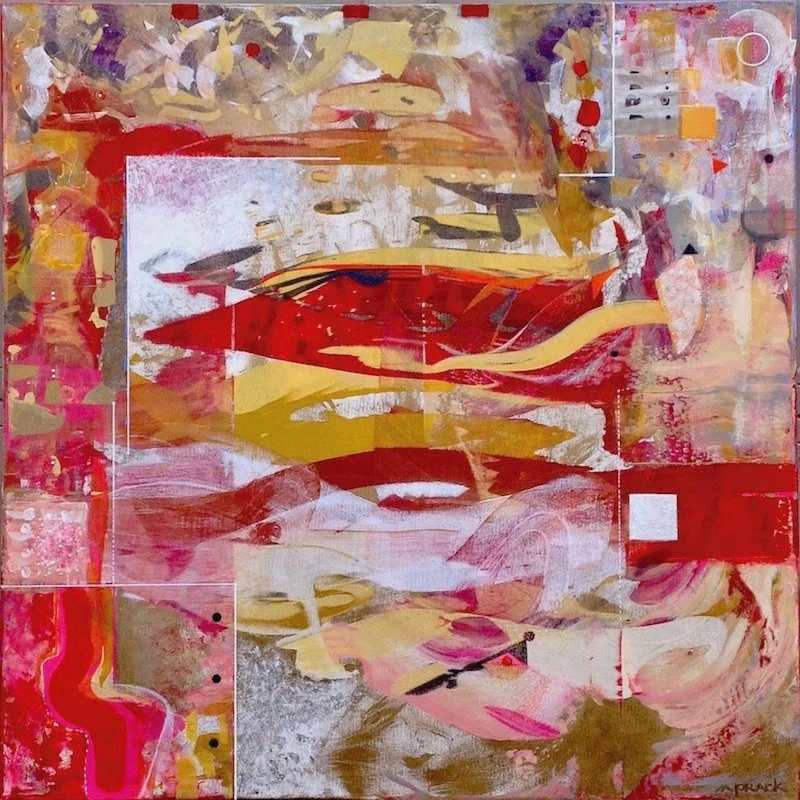  ECHOES OF THE DREAMTIME - Acrylic on canvas - 36” x 36”    