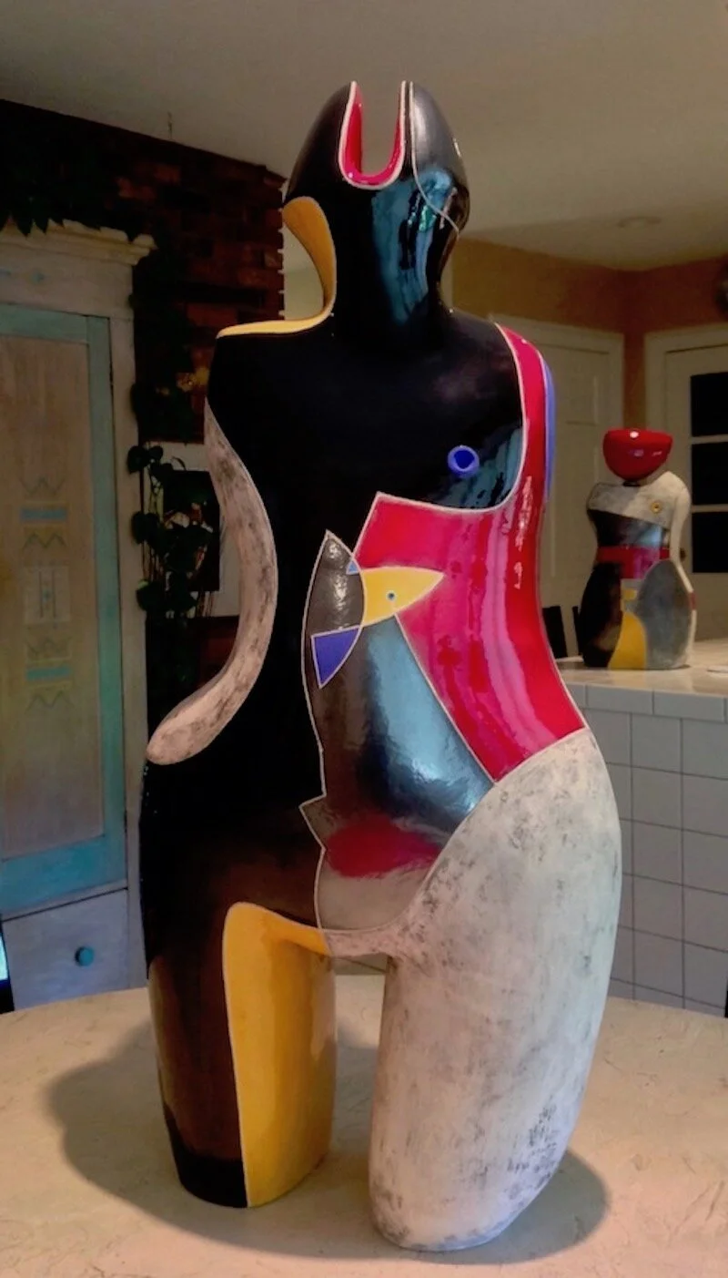  TWISTED SISTER - Ceramic - 33” x 16” x 11” (side B) 