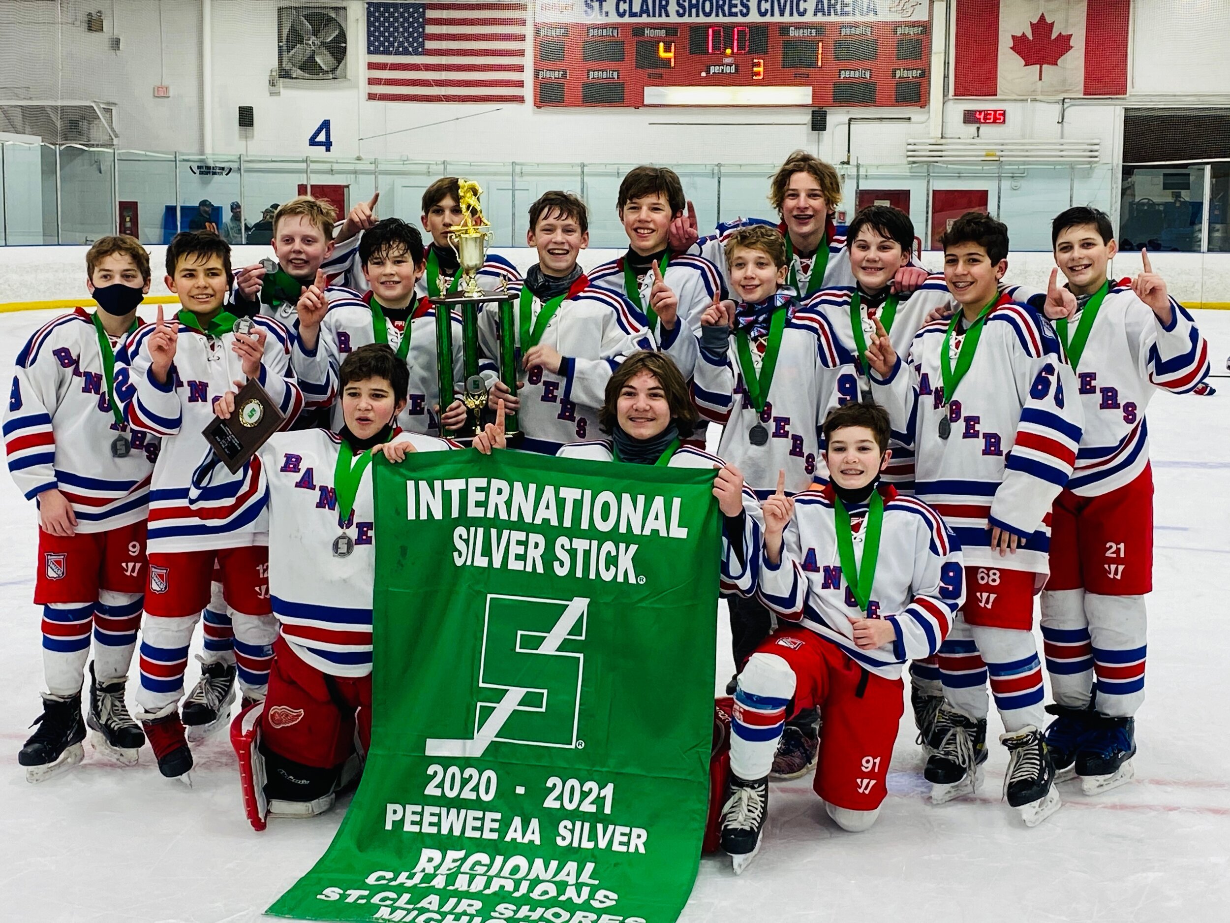  2008 Rangers Red - 2021 Silver Stick Regional Champions 