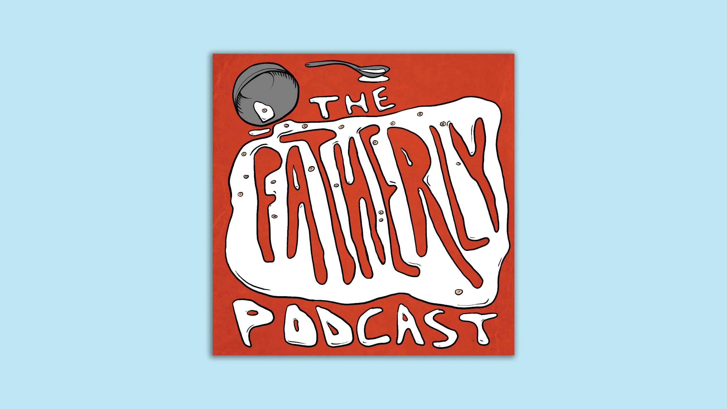 The client wanted something that was both playful and masculine, and spoke to the disorderly nature of parenting. 