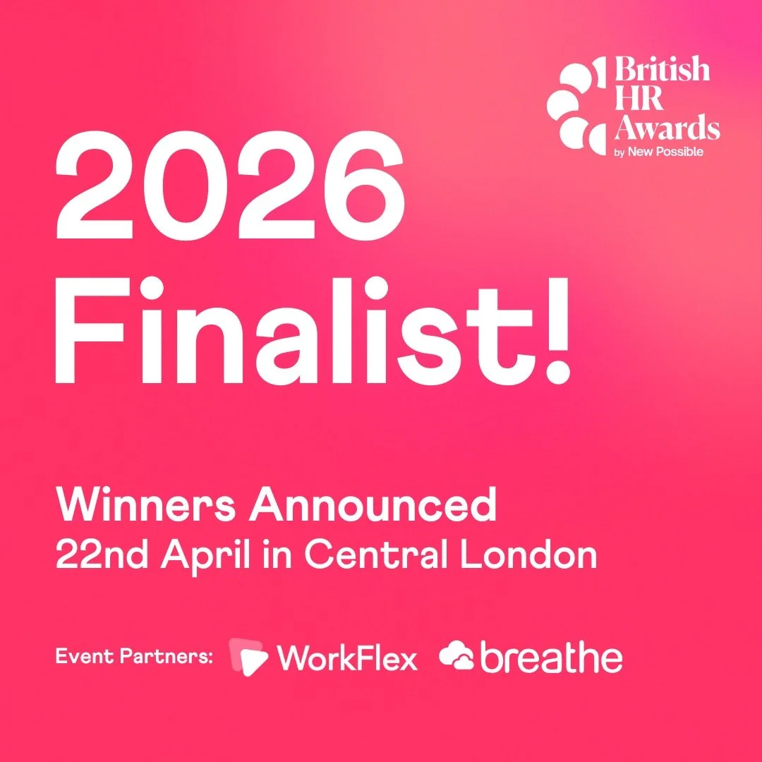 Blimey! Finalist for Coach of the Year at the British HR Awards. 

Wasn't on my radar and wouldn't have thrown my hat in the ring for this without a nudge.. so, if you're putting off putting yourself forward for something, hope it encourages you to!

