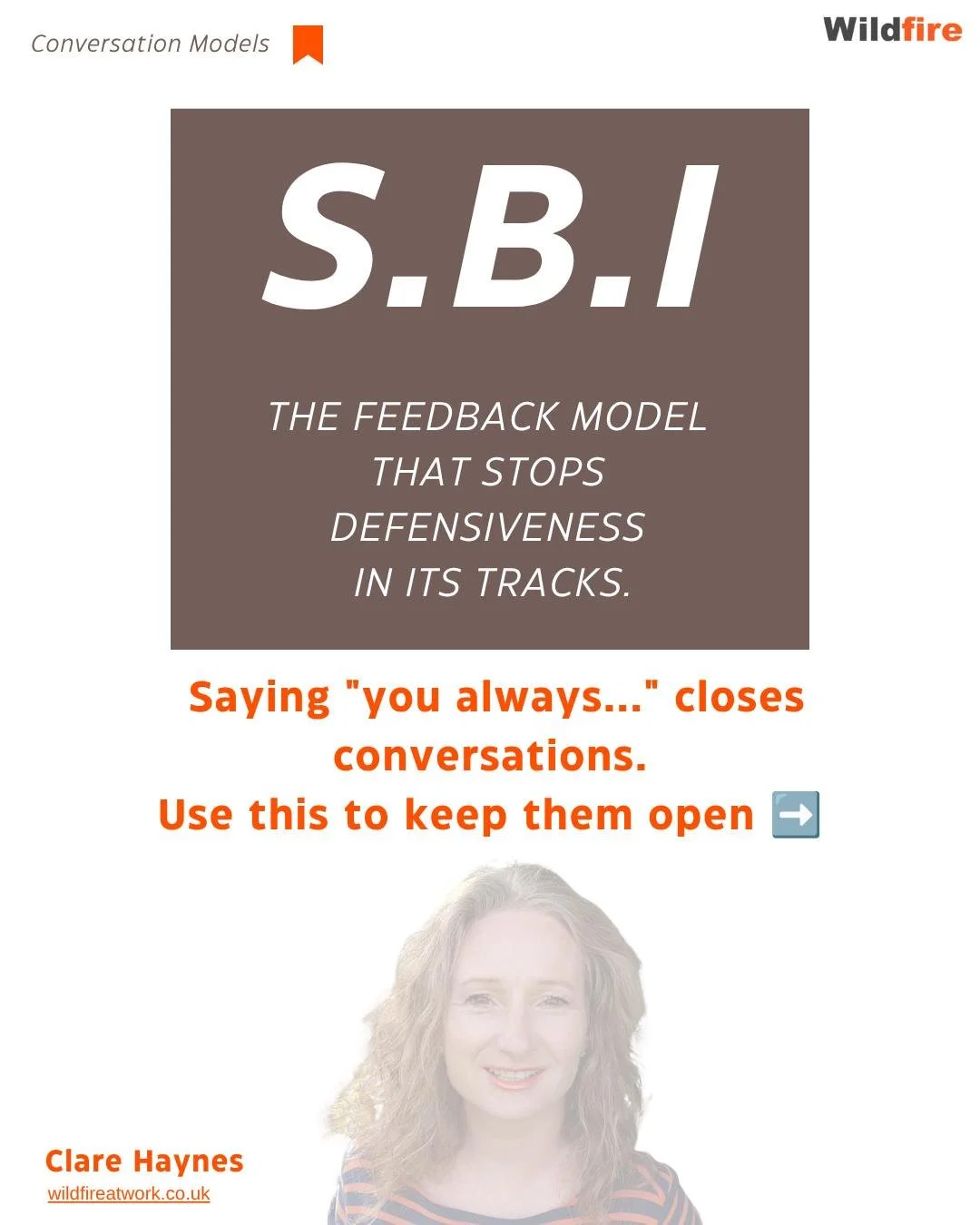 The SBI is one of my go-to tools to take heat out of a conversation. 
Here&rsquo;s the structure. 

Save for when you need it or share to help someone else.

Have you used it before?

Save it for when you need it or repost if it resonates ♻️

#Diffic