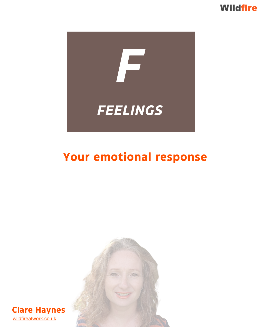 F is for Feelings — share your genuine emotional response — NVC model