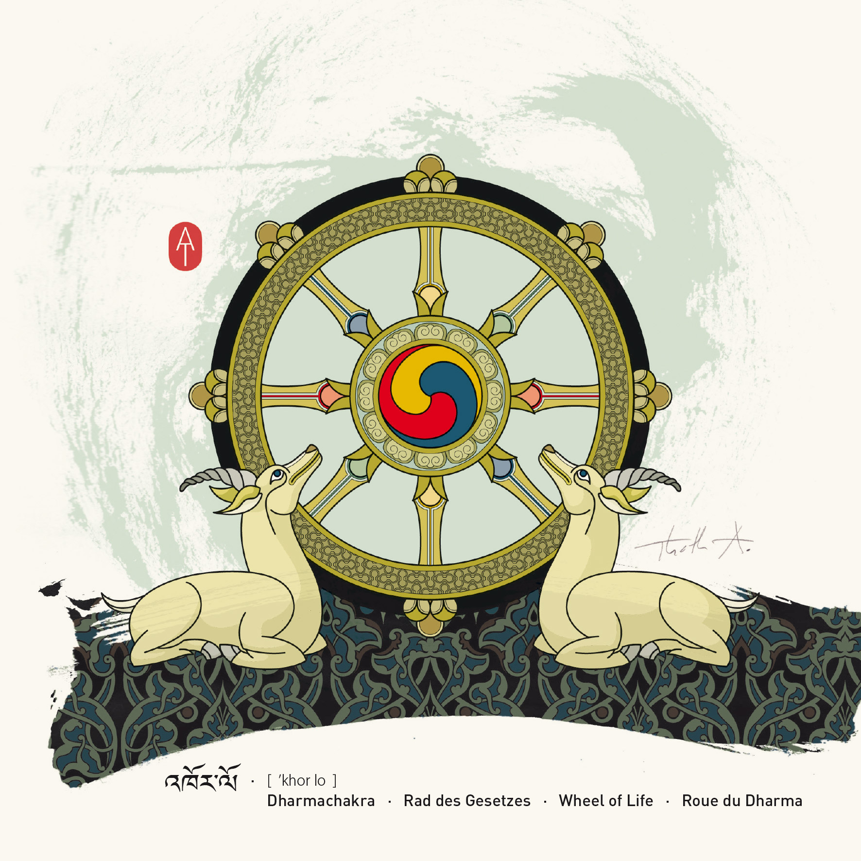 Dharmachakra , Art Card
