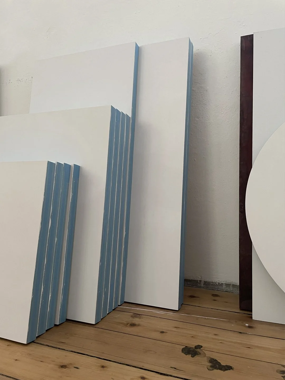 Ready for 2026 and new endeavors? 
I am :-)
I used the last week to prime new wood panels in various formats, clean the studio, and get ready for new work.
&mdash;