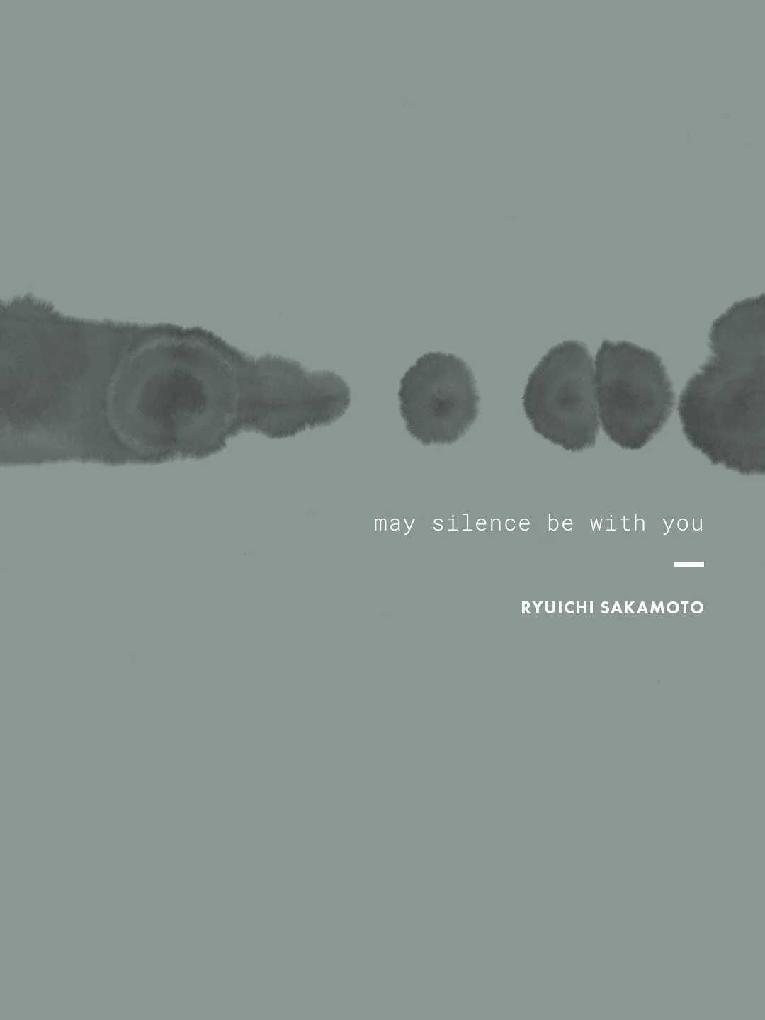 I simply love that sentence by late Ryuichi Sakamoto &mdash; quite a statement for a musician (and actor, artist, philosopher, human being), isn&rsquo;t it?
&mdash;
It is written on the door of his library in Tokyo (I haven&rsquo;t been there myself,