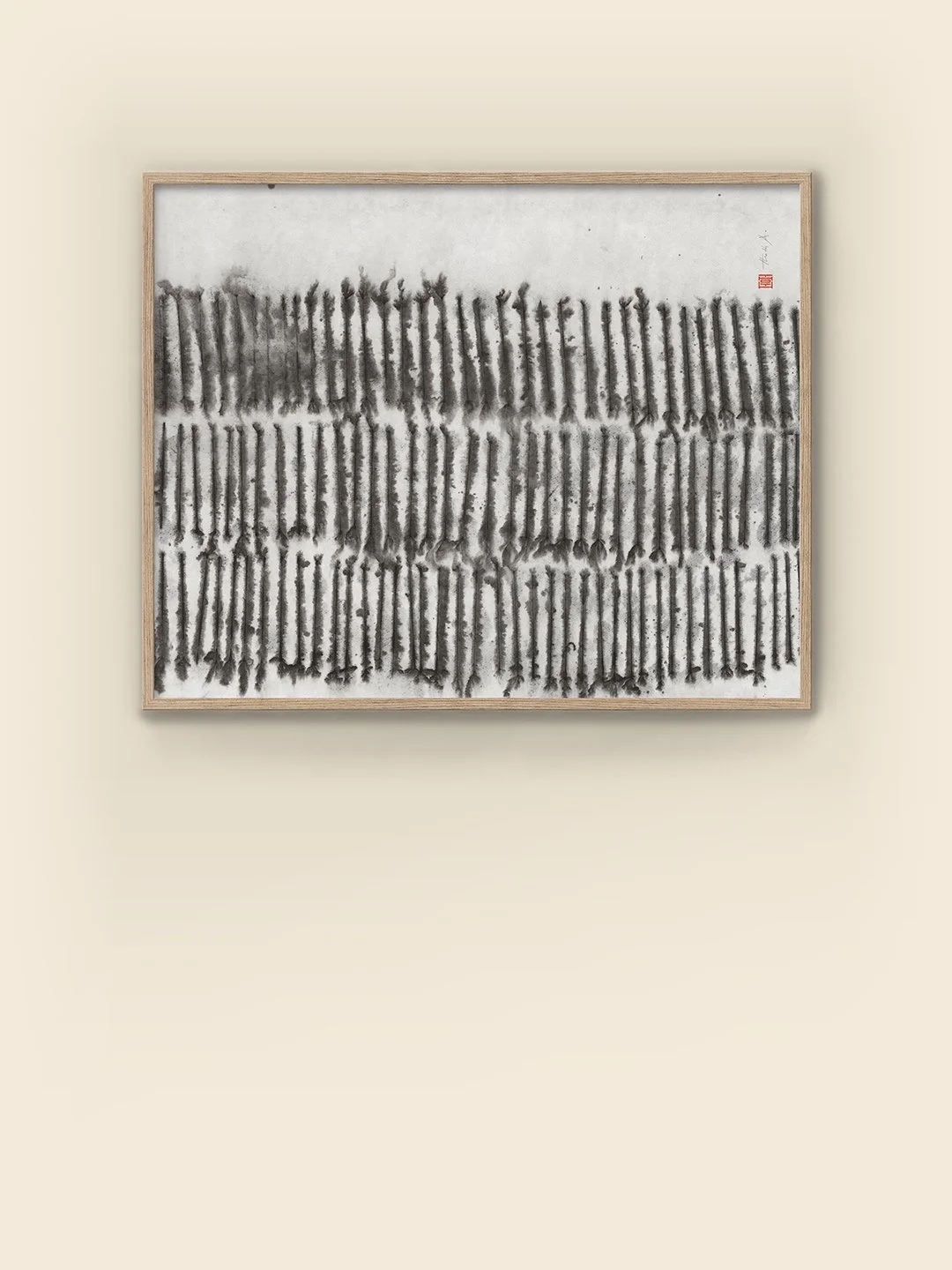 Against All Odds | Breath Meditation N&deg;106 &mdash; The paper was too wet and didn't react the way paper from my usual supplier does. Marks bled where they shouldn't. I lost control of the outcome, but kept going with my breath meditation, stubbor