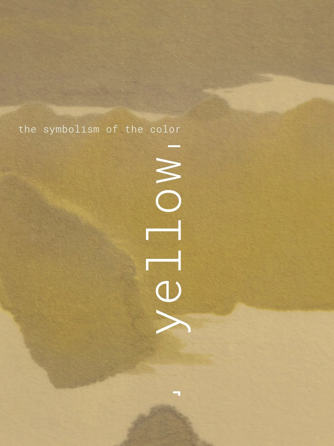 Yellow is the brightest color in the spectrum &mdash; associated with the life-giving power of the sun, but equally with poison, betrayal, and cowardice. Few colors carry such a wide and contradictory range of meaning.
&mdash;
A new article on the sy