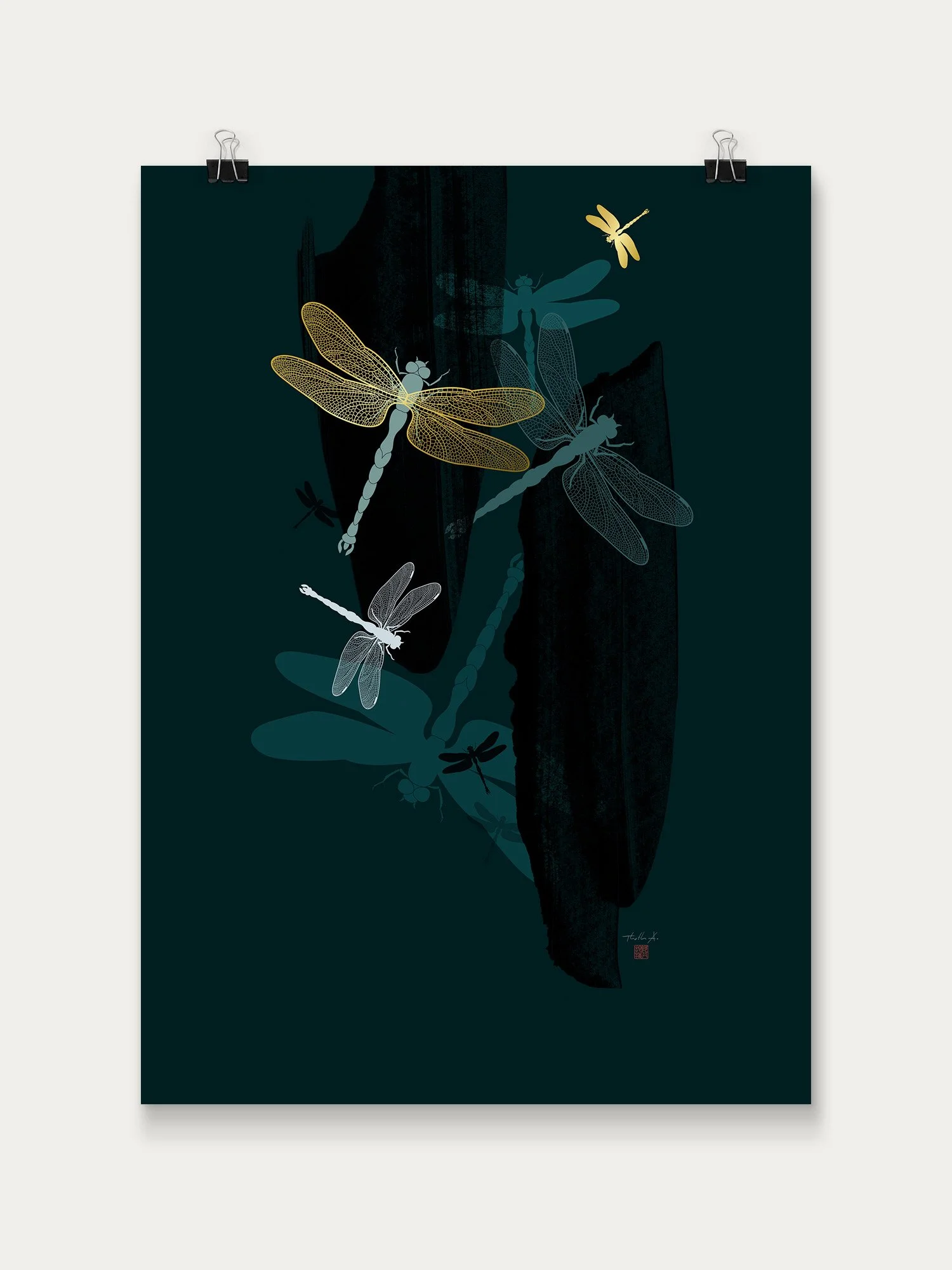 Midnight Dragonflies