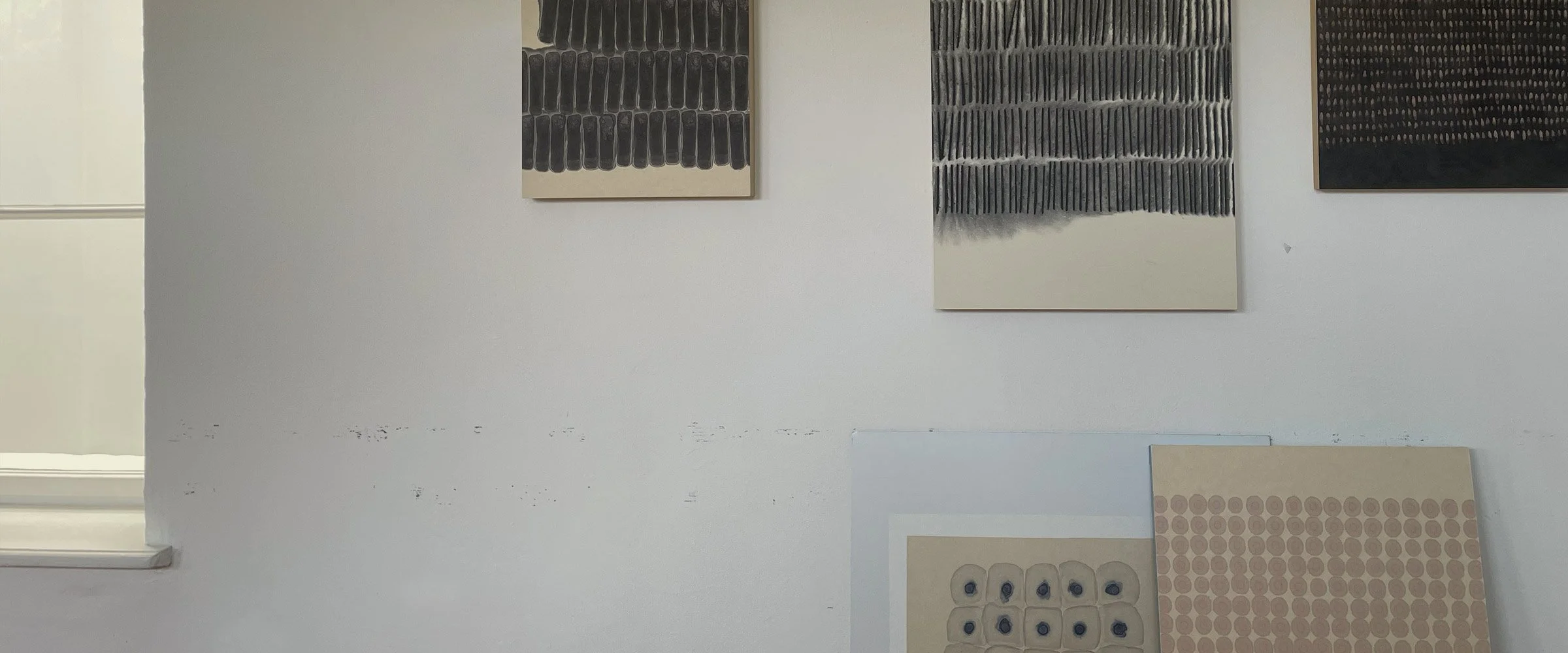 Studioview Breath Meditation Paintings by Thoth Adan