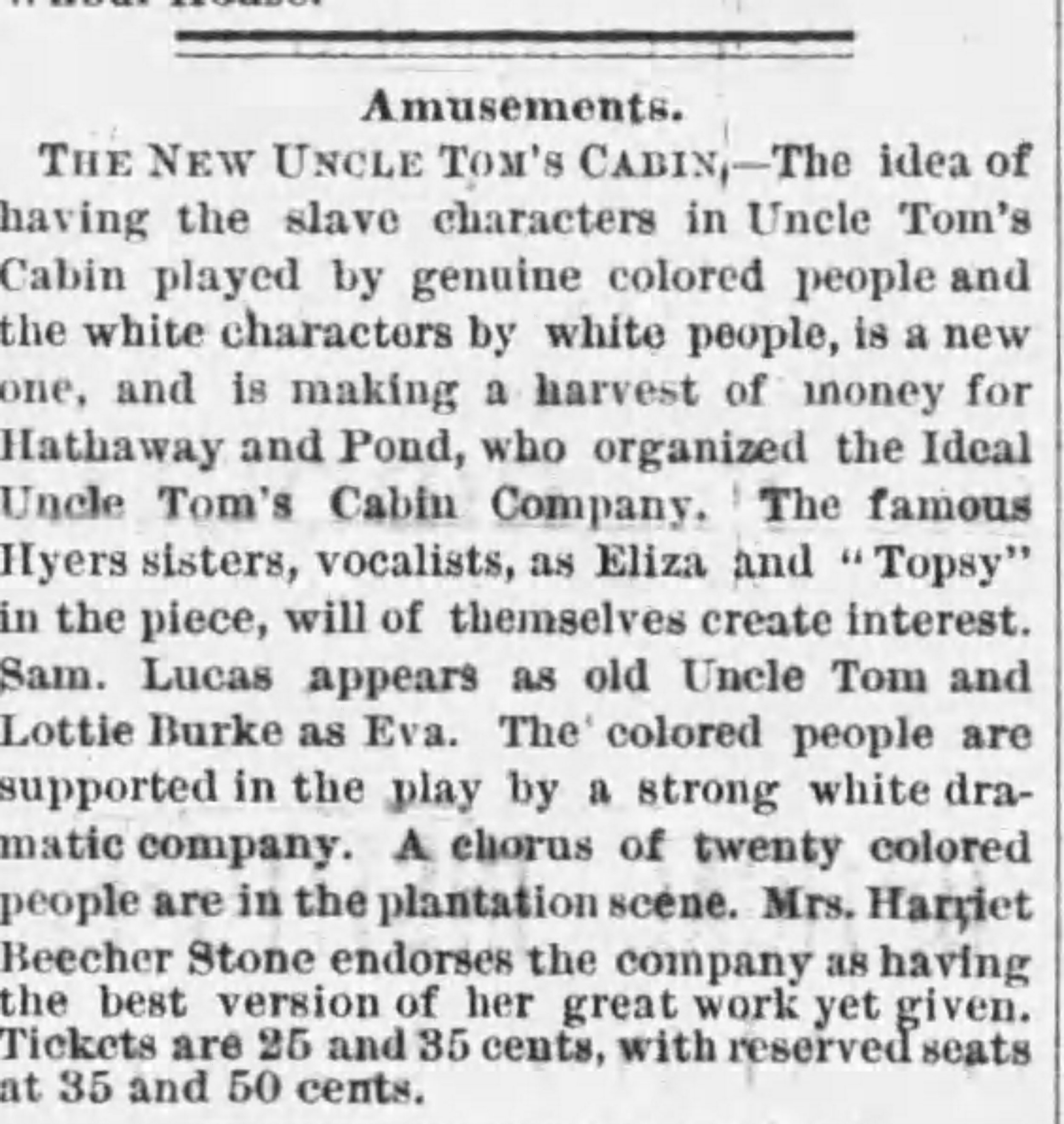 15_1880-04-17 Fall River Daily Evening News_Hyers_Lucas_Uncle Tom_s Cabin blurb.jpg