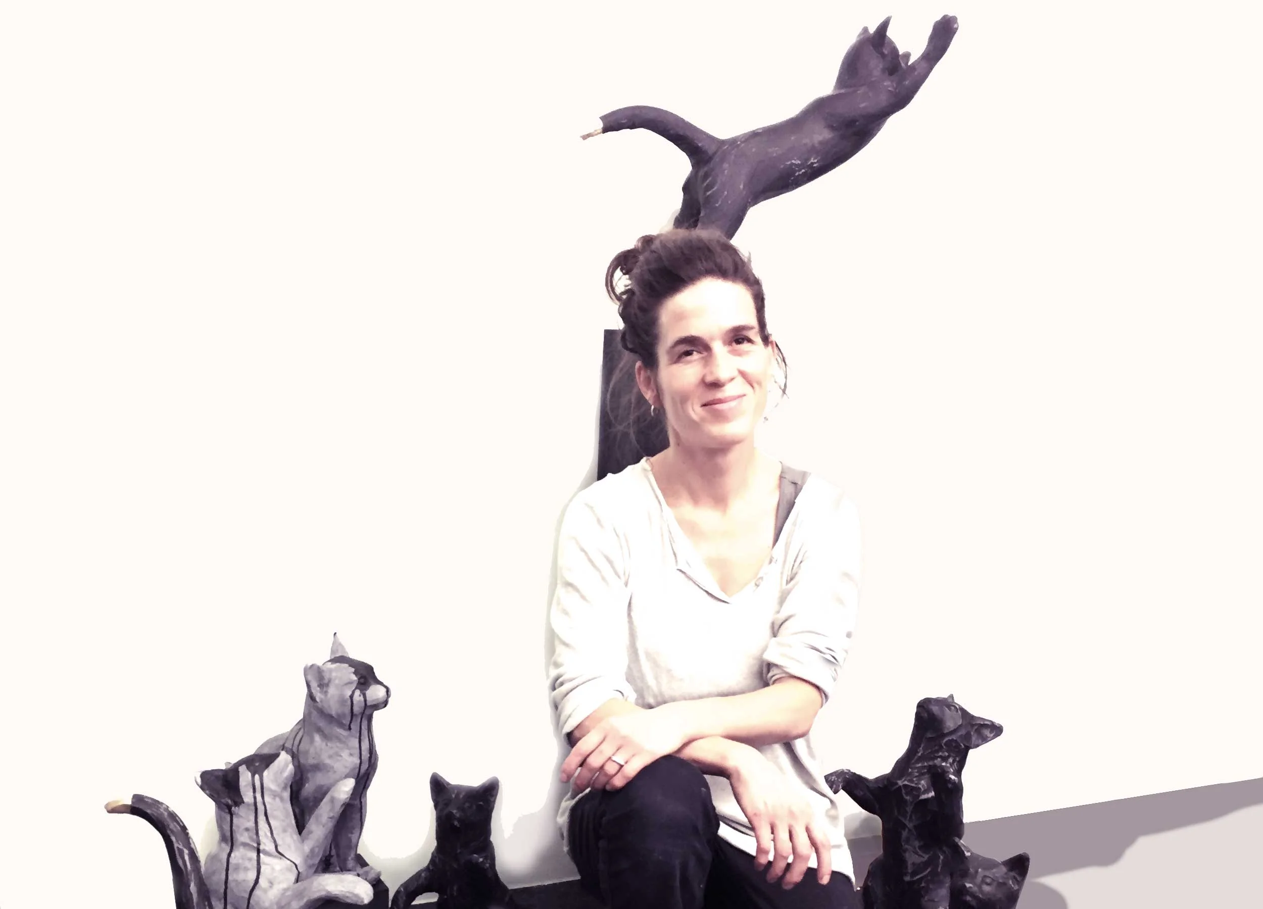 Cat Woman, Rahel Felber Dewey, Bildhauerin