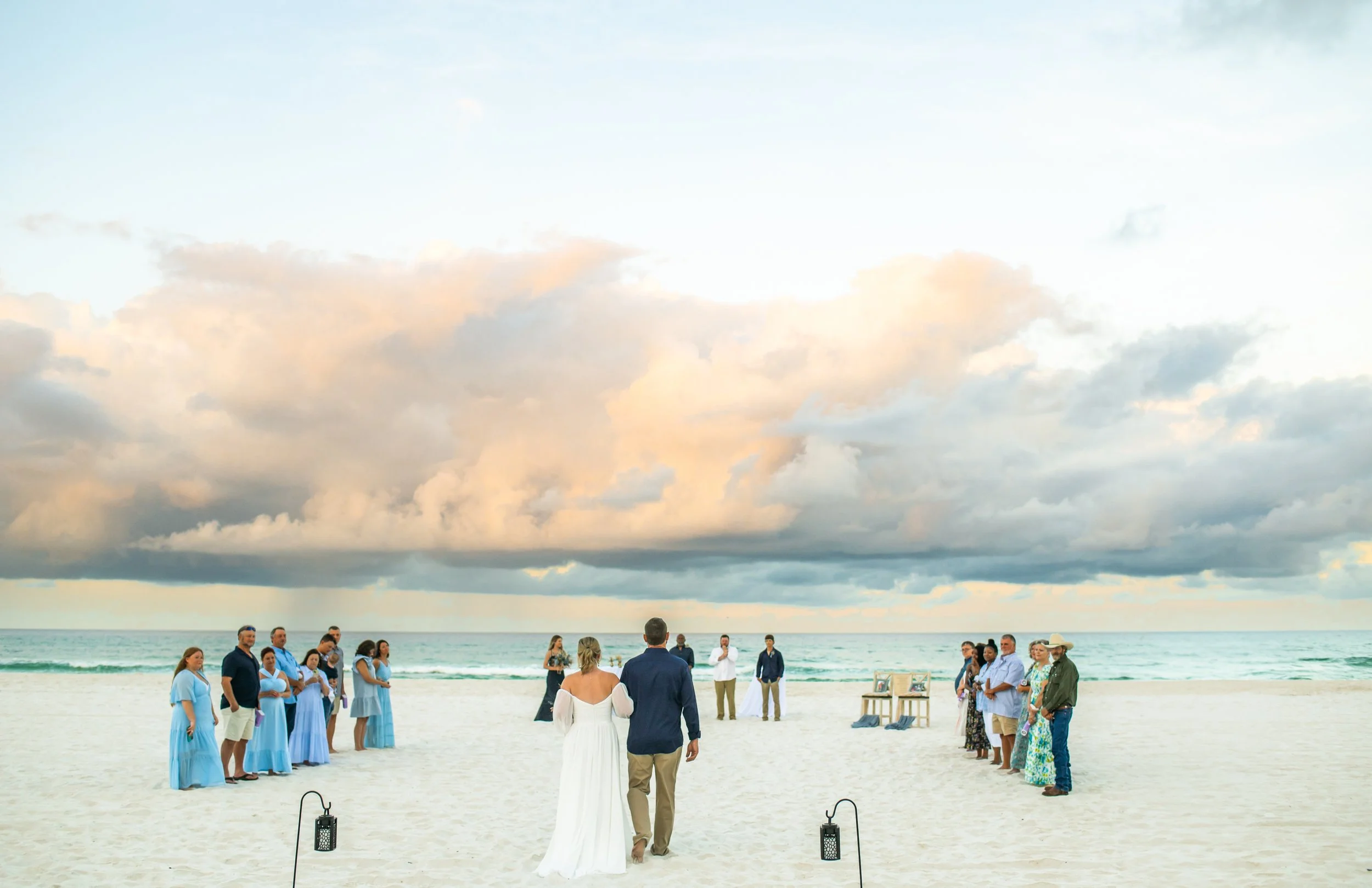 Sunrise Beach Wedding — Sarah Flowers Photography | Panama City Beach ...